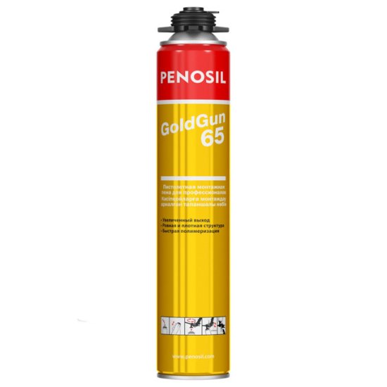 Пена монтажная PENOSIL GoldGun 65 профессиональная 875мл, арт.A1251Z