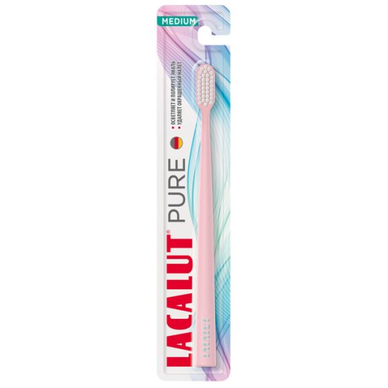 Щетка зубная LACALUT Pure средняя