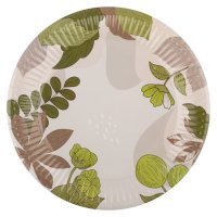 Набор тарелок Nature 6шт 18см бумага