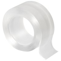 Лента клейкая PARK 30ммх1м двусторонняя многоразовая, арт.108113