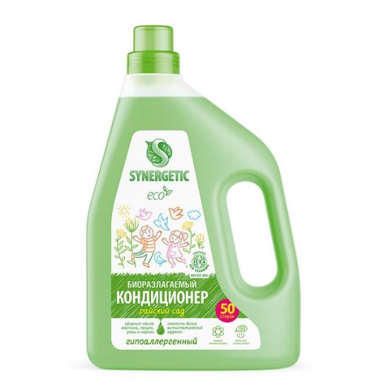 Кондиционер для белья SYNERGETIC Райский сад 1,5л