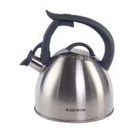 Чайник ATTRIBUTE Артисэн/Artisan graphite 2,5л со свистком индукция