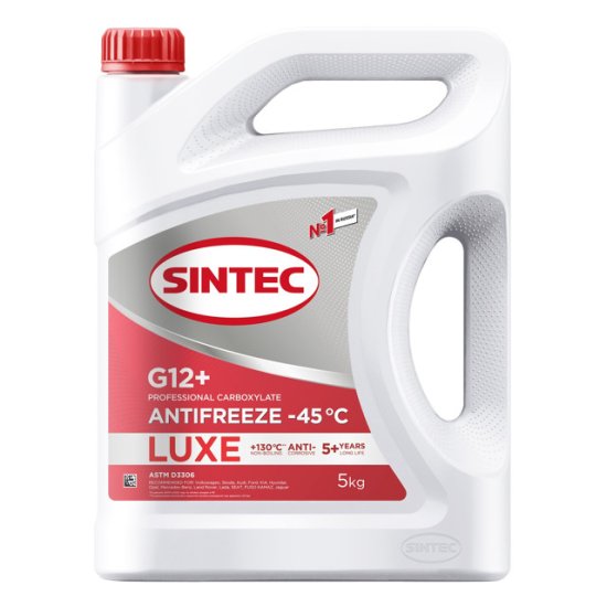 Антифриз SINTEC Antifreeze Luxe G12+ 5кг