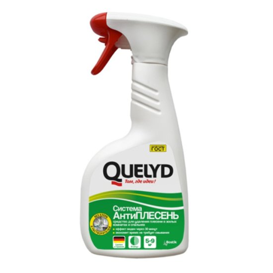 Средство QUELYD для удаления плесени в жилых комнатах и спальнях 500мл, арт.30820930