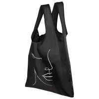 Сумка для покупок Силуэт 38х55см черная полиэстер