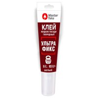 Клей монтажный MASTERTEKS жидкие гвозди Ультрафикс 120г белый, арт.9782232
