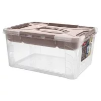 Контейнер для хранения Econova Grand Box (433224414) 390х290х180 мм 15,3 л с замком и органайзером
