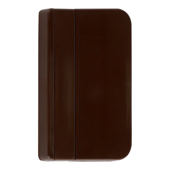 Ручка для балконной двери коричневая ПВХ