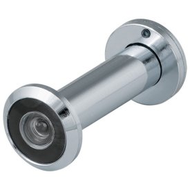 Глазок дверной FUARO Viewer 2DVZ 60-100мм HD хром