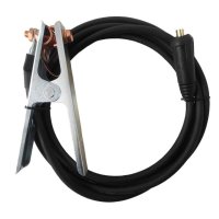Кабель КГ16 с клеммой заземления 5м вилка 10-25  ПРОФЕССИОНАЛ