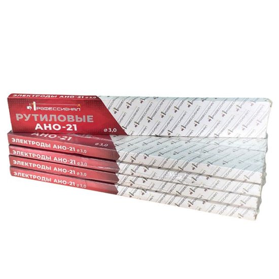 Электроды сварочные ПРОФЕССИОНАЛ АНО-21 рутиловые 3,0х360мм 1кг