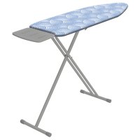 Доска гладильная TODELIA Гипсофила/Basic 122x38см перфорация металл полка для утюга