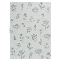 Полотенце кухонное CLEANELLY Гербарий 50х70см зеленое, арт.ПЦ556-6967