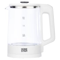 Чайник HOMESTAR HS-1008 1500Вт 1,8л белый