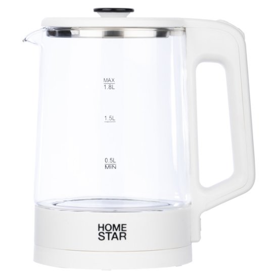 Чайник HOMESTAR HS-1008 1500Вт 1,8л белый