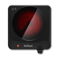 Плитка инфракрасная KITFORT КТ-170 1200Вт 1 конфорка черный