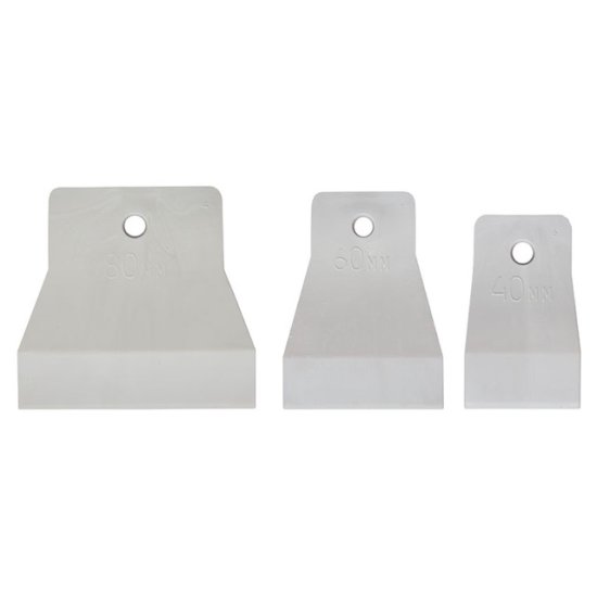 Набор шпателей TOOLBERG резиновых 40/60/80мм, арт.1209004