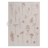 Полотенце кухонное CLEANELLY Гербарий 50х70см коричневое, арт.ПЦ556-6966