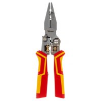 Плоскогубцы KRANZ PRO 210мм многофункциональные диэлектрические с тестером