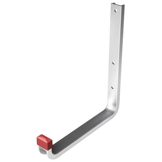 Крюк настенный 190х220мм до 15кг алюминий