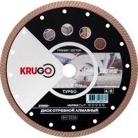 Диск алмазный KRUGO 230x2,6x22x10мм универсальный