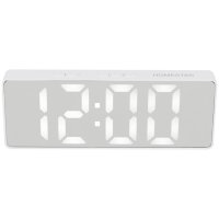 Часы электронные HOMESTAR HS-0120 с будильником белый