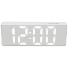 Часы электронные HOMESTAR HS-0120 с будильником белый