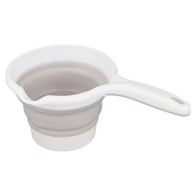 Ковш PHIBO Zoom 1,1л складной пластик, силикон бежевый