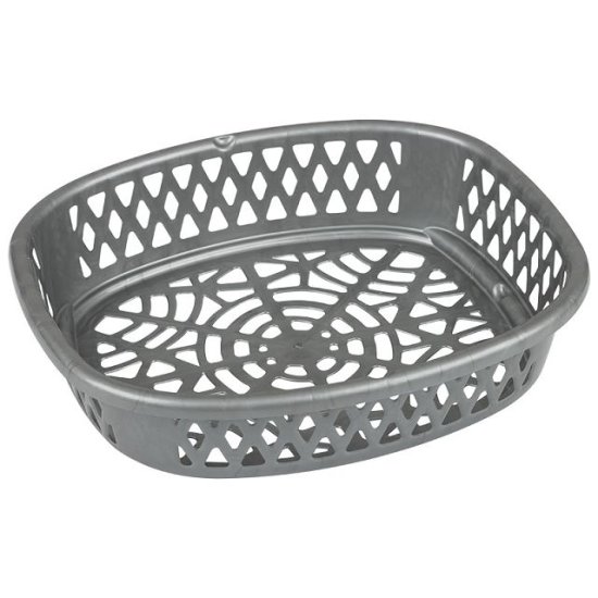 Корзина для посадки луковиц 30,6х27х7,5см серый пластик