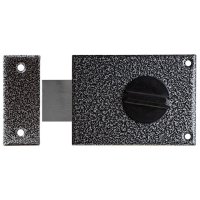 Замок накладной Apecs R01-C-GR (ЗН1-1 А) цилиндровый 1 ригель
