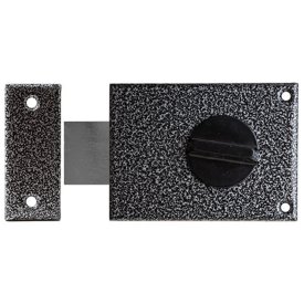 Замок накладной Apecs R01-C-GR (ЗН1-1 А) цилиндровый 1 ригель