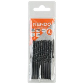 Набор сверл по металлу KENDO HSS 4мм 10шт