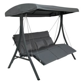 Качели садовые 2х1,15х1,68м серые (до 300кг)