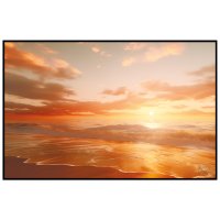 Картина в раме на холсте Sunset 700х1100мм
