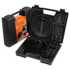 Набор коронок по дереву KENDO 19-152мм 23шт