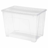 Контейнер ECONOVA Tex-Box 70л 57,5х38х40,5см 70л с крышкой пластик прозрачный
