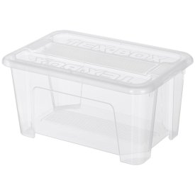 Контейнер ECONOVA Tex-Box 4,5л 28х18,3х14см с крышкой пластик прозрачный