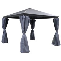 Шатер с боковыми полотнами 3х3х2,7м серый