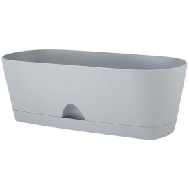 Ящик балконный INGREEN Amsterdam 40 см пластик серый