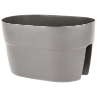 Ящик балконный INGREEN Villa de Fiori 40см 12л с фиксаторами французский платан