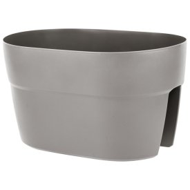 Ящик балконный INGREEN Villa de Fiori 40см 12л с фиксаторами французский платан