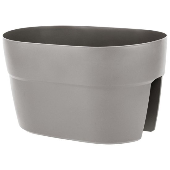 Ящик балконный INGREEN Villa de Fiori 40см 12л с фиксаторами французский платан