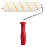 Валик с ручкой TOOLBERG полиакрил 250мм ворс 12мм диаметр 6мм желтая нить, арт. 0210135