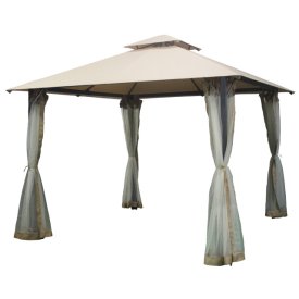 Шатер с антимоскитной сеткой 3х3х2,7м бежевый