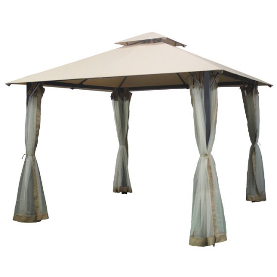 Шатер с антимоскитной сеткой 3х3х2,7м бежевый