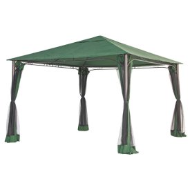 Шатер с антимоскитной сеткой 3,5х3,5х2,75м зеленый