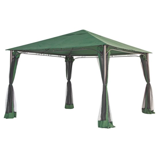 Шатер с антимоскитной сеткой 3,5х3,5х2,75м зеленый