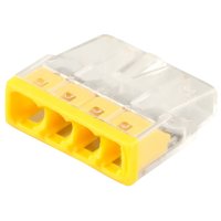 Клемма монтажная STEKKER, 4-проводная LD2273-204, 5 шт