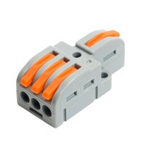 Клемма монтажная STEKKER 4 проводная LD220-103 1 вход 3 выхода 10шт