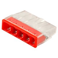 Клемма монтажная STEKKER, 5-проводная LD2273-205, 5 шт